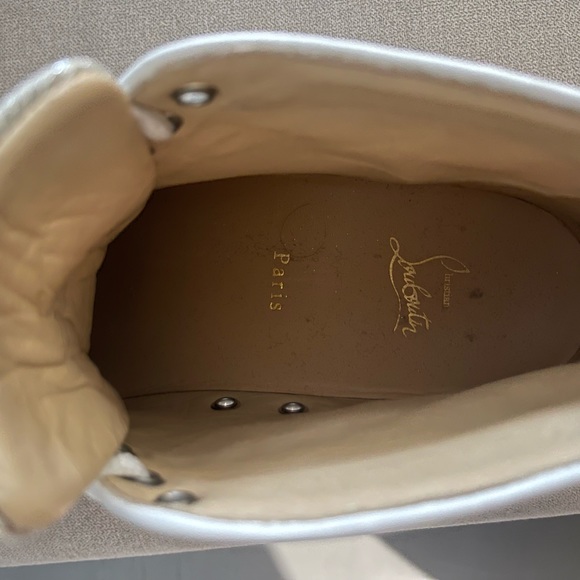 Christian Louboutin Silver Sneaker - Picture 2 of 3